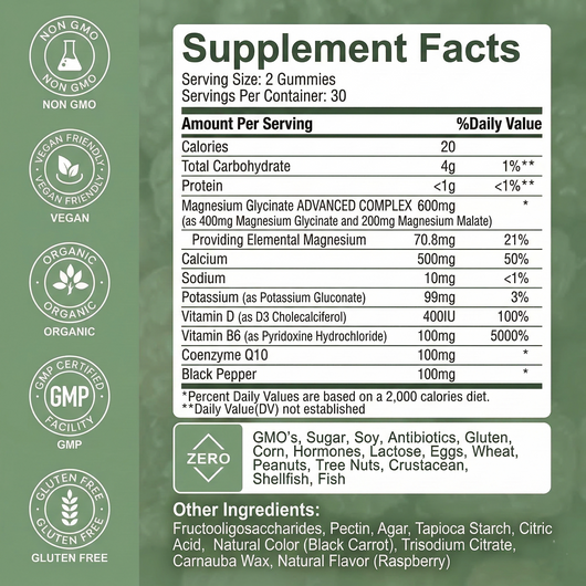 Viora Magnesium Glycinate Gummies